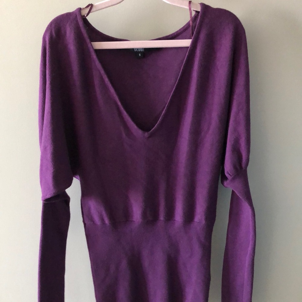 Purple long sleeves Top
